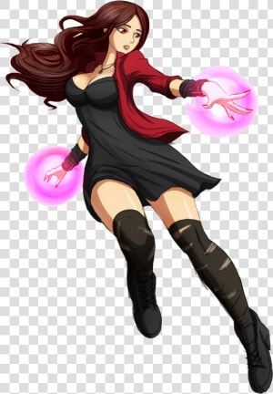 Download Scarlet Witch Png Free Download   Scarlet Witch Avengers Cartoon  Transparent Png