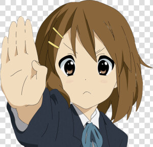 Transparent Yui Hirasawa Png   K On Yui Stop  Png Download