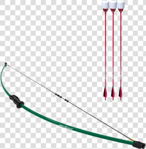 Archery Set With Wizard Beginner Recurve Bow  Dacron   Simple Bow String And Arrow  HD Png Download