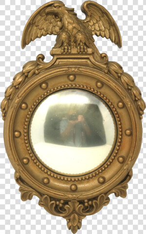 Vintage Petite Syroco Wood Convex Porthole Federalist   Antique  HD Png Download