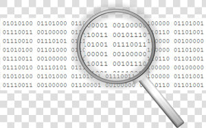 Transparent Magnifying Glass Png   Codigo Binario  Png Download