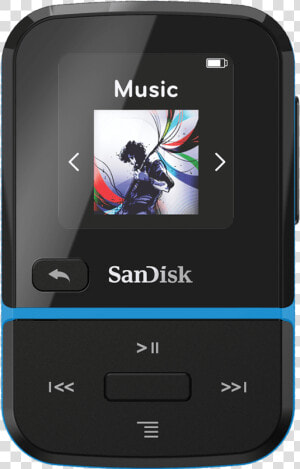 Sandisk Clip Sport Go 16gb Blue   Sandisk  HD Png Download