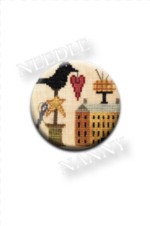 The Sewing Town Box Needle Nanny By Mani Di Donna   Cross stitch  HD Png Download