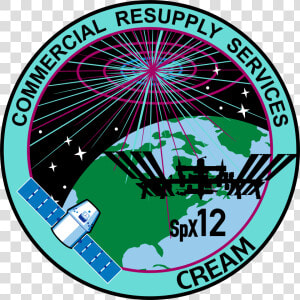 Spacex Crs 12 Patch  HD Png Download