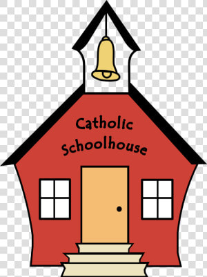 Catholic Schoolhouse Logo  HD Png Download