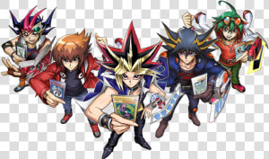 Transparent Yugioh Clipart   Yugi Jaden Yusei Png  Png Download