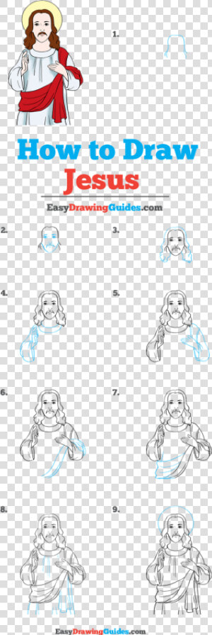 How To Draw Jesus   Draw Kylo Ren Easy  HD Png Download