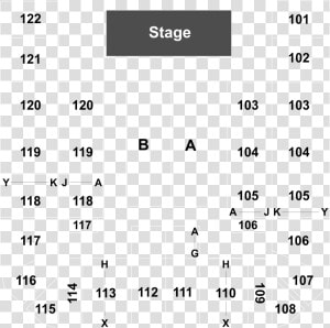 K Rock Centre Seating Chart  HD Png Download