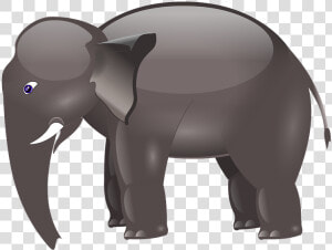 Indian Elephant African Elephant Elephants Cartoon  HD Png Download