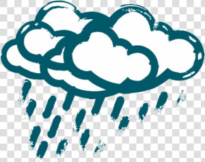 Depression Clipart Raining Cloud Vector Background   Depression Transparent  HD Png Download