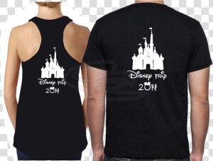 Disney Castle Silhouette Logo   Disney Matching Sister Shirts  HD Png Download