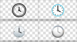 Clock Face Four Oclock On Various Operating Systems   Circle  HD Png Download