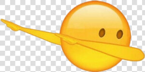  dab  dabbing  tumblr  cute  yellow  emoji  emojisticker   Dab Emoji Png  Transparent Png