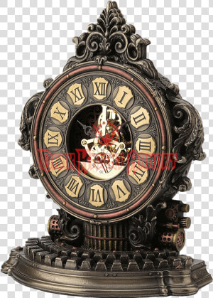 Classic Steampunk Mantle Clock Wu From Dark Knight   Quartz Clock  HD Png Download