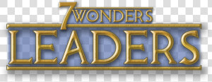 7 Wonders Leaders Logo  HD Png Download