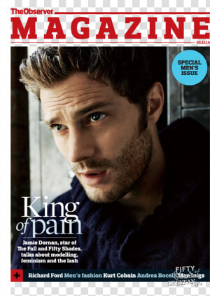 Jamie Dornan 50 Sombras The Observer Scan Portada   Jamie Dornan Photoshoot 2014  HD Png Download