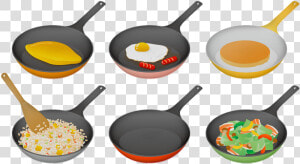 Frying Pan  Cooking  Eggs  Omelet  Pancake  Kitchen   フライパン フリー 素材  HD Png Download