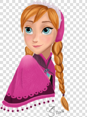 Princess Anna Frozen Anna Clipart  HD Png Download