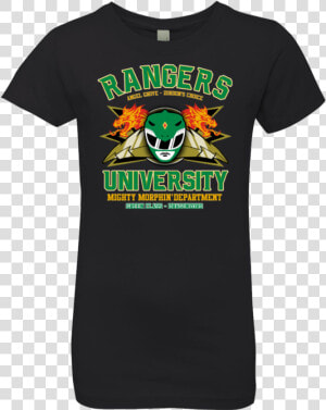 Rangers U Green Ranger Girls Premium T shirt   T shirt  HD Png Download