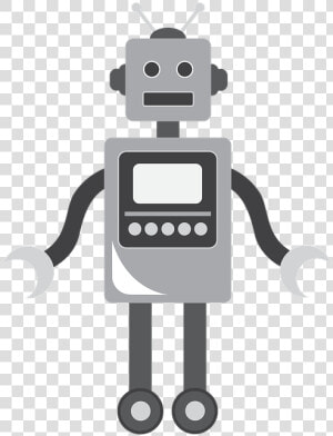 Robot Computer Technology Clipart Cartoon   Robot Clipart  HD Png Download