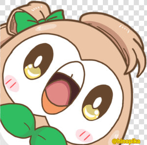 Minami Kotori  Minami Kotori  And Rowlet Drawn By Hinopika   Rowlet And Kotori  HD Png Download