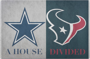 House Divided Dallas Cowboys Houston Texans Decor Welcome   Houston Texans Svg  HD Png Download