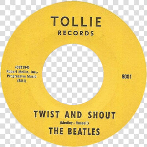 Twist And Shout By The Beatles Side a Us Vinyl   Tollie  HD Png Download