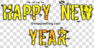 Happy New Year Text Png 2019 whatsapp Sticker download   Calligraphy  Transparent Png