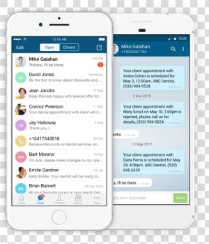 Textmagic Mobile Apps   Messages App On Iphone  HD Png Download