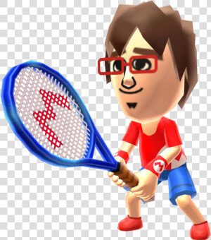 Tennis Sport racketlon table Tennis Racket tennis Player badminton playing   Mario Tennis Open Mii  HD Png Download