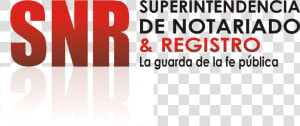 Superintendencia De Notariado Y Registro  HD Png Download