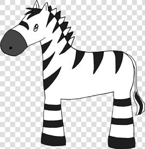 Baby Zebra Clipart Png For Kids   Dibujo De Una Cebra Facil  Transparent Png