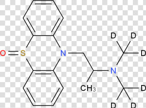 Promethazine Sulfoxide d6 Molecular Structure Cas     Duloxetine Hcl Structure  HD Png Download