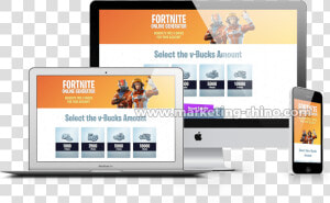 Fortnite Cpa Marketing Landing Page   Simple Landing Page Cpa  HD Png Download