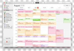 This Is An Example Of Calendar blocking In Action With   Time Blocking And Todoist  HD Png Download