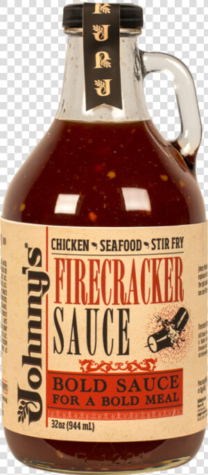 Johnny S Firecracker Sauce 32oz  HD Png Download