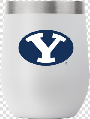 Byu 12 Oz Stemless Light Gray Tumbler   Byu Football  HD Png Download