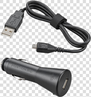 Vehicle Power Charger With Micro Usb Connector   Plantronics Voyager Pro  HD Png Download