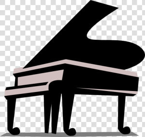 Vector Illustration Of Grand Piano Keyboard Musical   Piano Illustration  HD Png Download