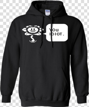 Undertale Shirt Undertale Flowey You Idiot Speech Bubble   Spiderman Marvel Hoodie  HD Png Download