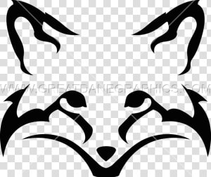 Clipart Fox Silhouette   Fox Head Silhouette In Black  HD Png Download