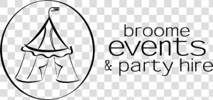 Broome Events And Party Hire   Line Art  HD Png Download