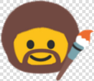  bobross  emoji  HD Png Download