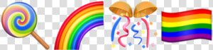  freetoedit  edit  emoji  apple  ios  iphone  rainbow   Iphone 6s Rainbow Emoji  HD Png Download