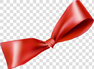 Bow Tie Red Necktie   Red Ribbon Aesthetic  HD Png Download