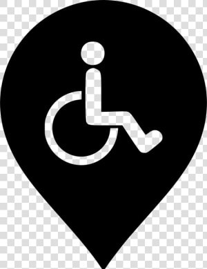 Disabled Person Parking   Icono Localizador Png  Transparent Png