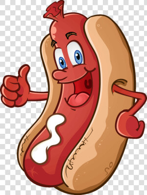 Hot Dog Masturbation Technique   Cartoon Hot Dog  HD Png Download