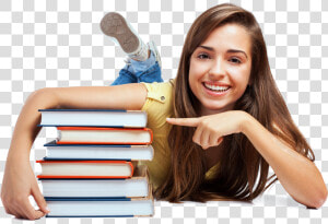 High School Students Png   Student With Books Png  Transparent Png