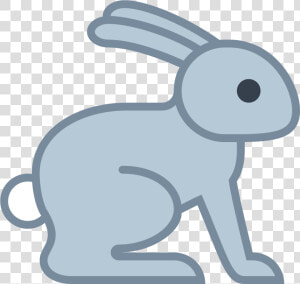 Easter Bunny Running Rabbit To The End Free Raising   Rabbit Icon Png Flat  Transparent Png