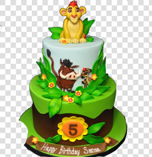 Happy Birthday Cake Png   Lion King Birthday Cake Ideas  Transparent Png